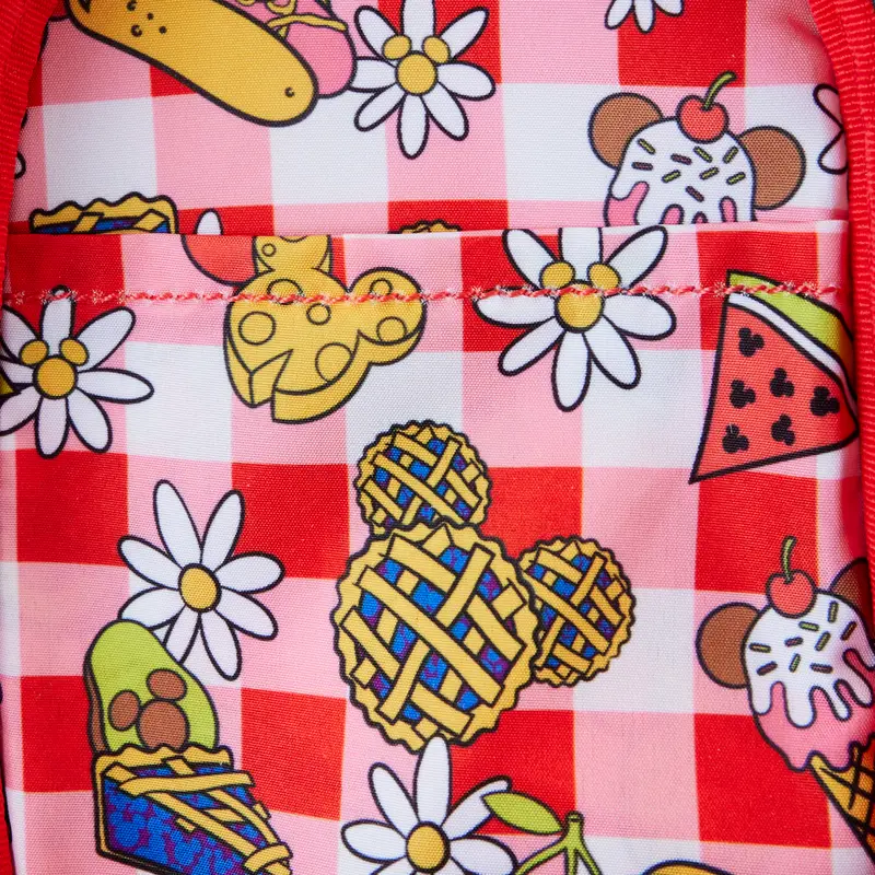 Mickey and Friends Picnic Mini-Backpack Pencil Case Inside Lining