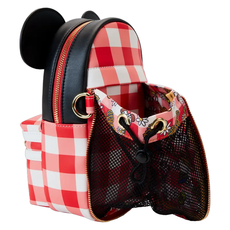 Minnie Mouse Picnic Blanket Cup Holder Crossbody Bag - 1