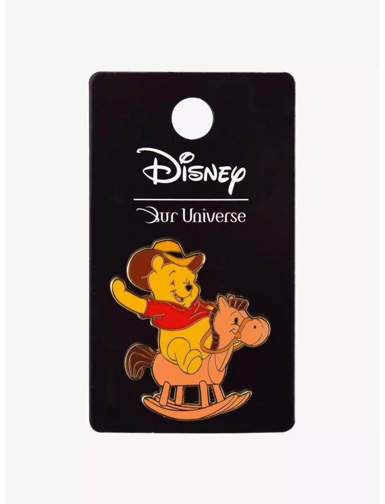 Our Universe Disney Winnie the Pooh Rocking Horse Western Enamel Pin — BoxLunch Exclusive