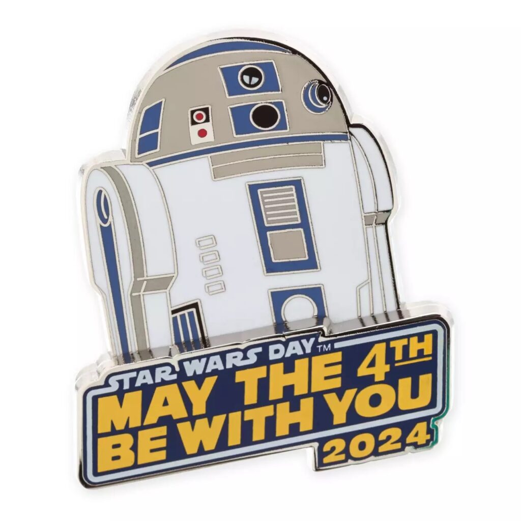 R2-D2 ''May the 4th Be With You'' 2024 Pin – Star Wars Day – Limited Release Pin