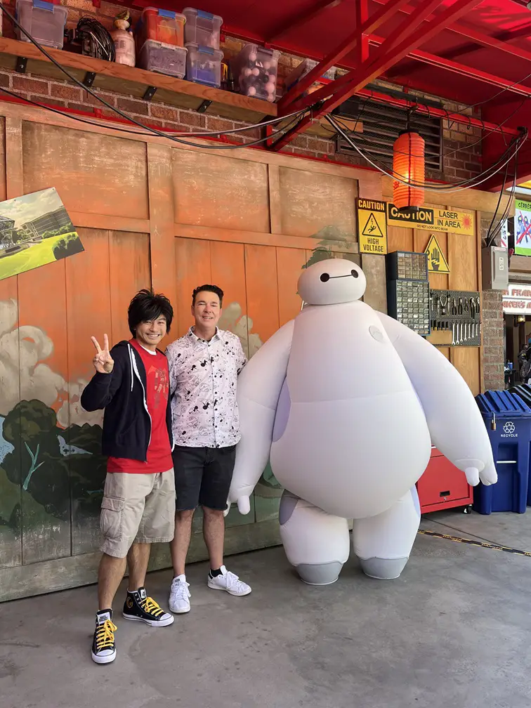 San Fransokyo Square at Disney California Adventure Park Baymax & Hiro Meet & Greet 2