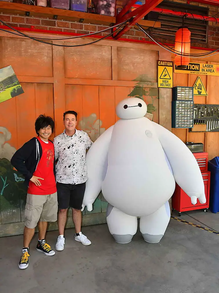 San Fransokyo Square at Disney California Adventure Park Baymax & Hiro Meet & Greet