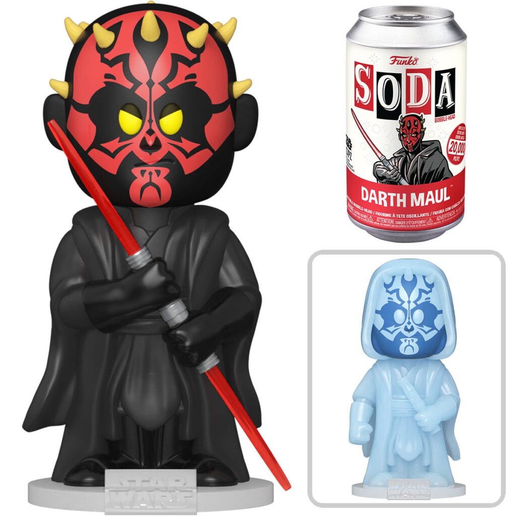 Star Wars Darth Maul Vinyl Funko Soda Figure