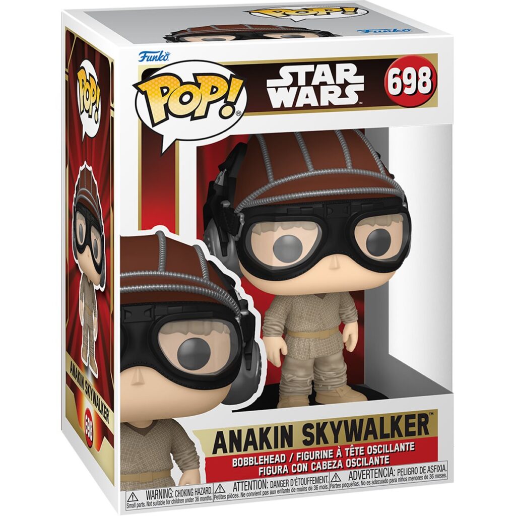 Star Wars Episode I - The Phantom Menace Anakin Skywalker with Helmet Funko Pop! Vinyl Figure #698 Box Front