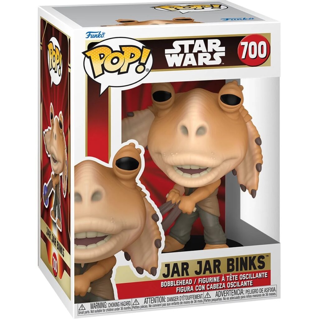 Star Wars Episode I - The Phantom Menace Jar Jar Binks with Booma Balls Funko Pop! Vinyl Figure #700 Box Front