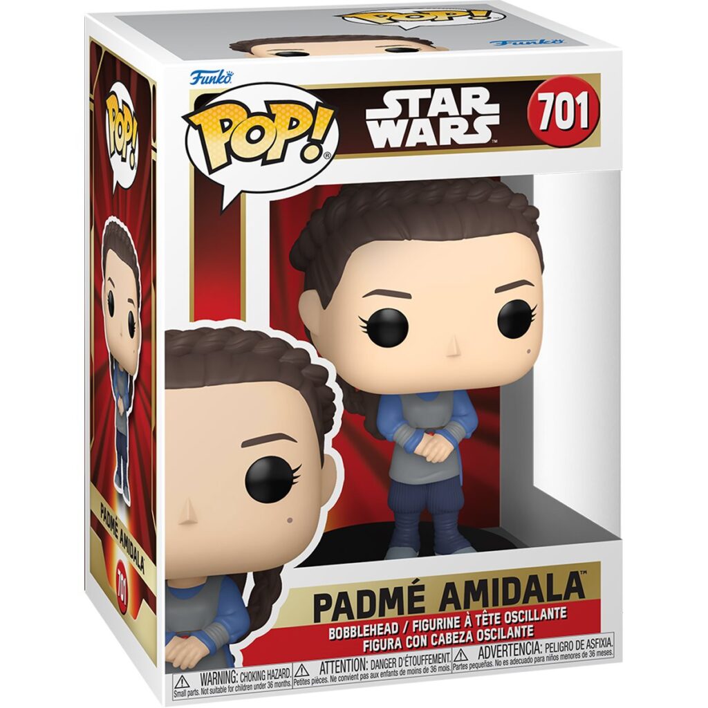 Star Wars Episode I - The Phantom Menace Padme Amidala (Tatooine) Funko Pop! Vinyl Figure #701 Box Front