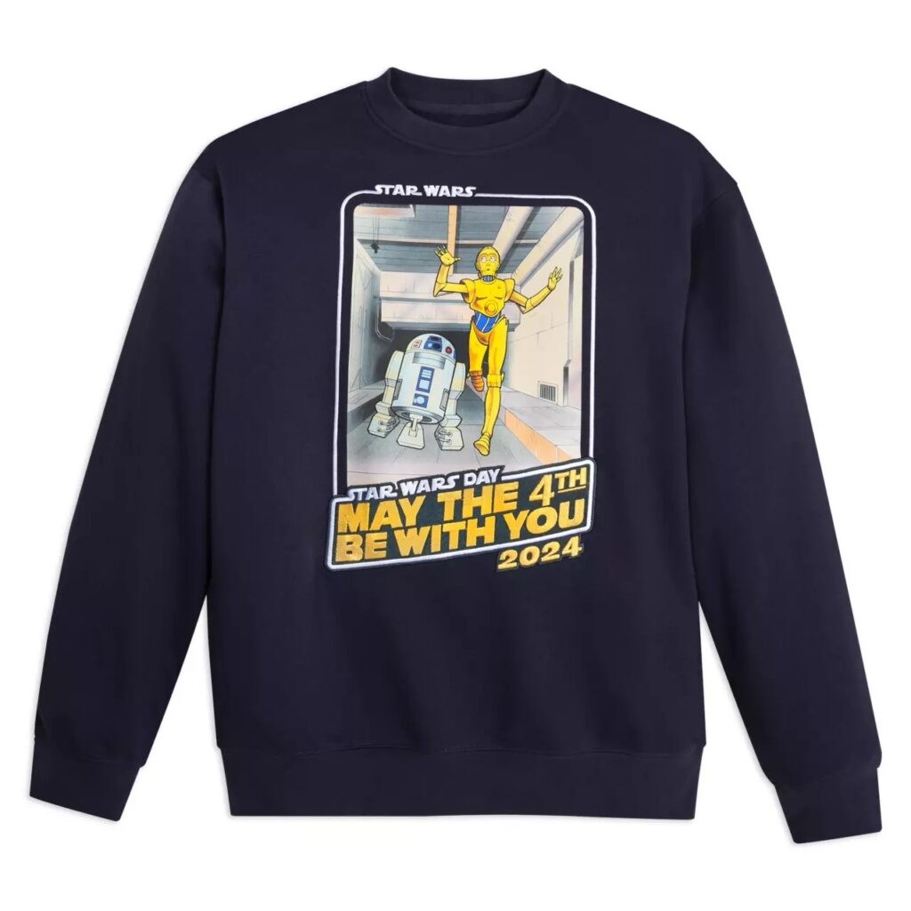 Star Wars May the 4th Be with You 2024 Pullover Sweatshirt for Adults