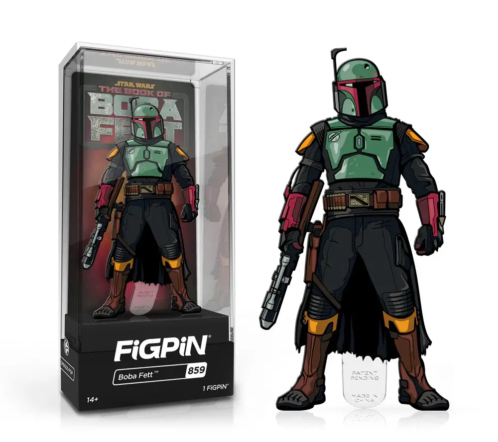 Star Wars The Book of Boba Fett Boba Fett FiGPiN Classic 3-Inch Enamel Pin