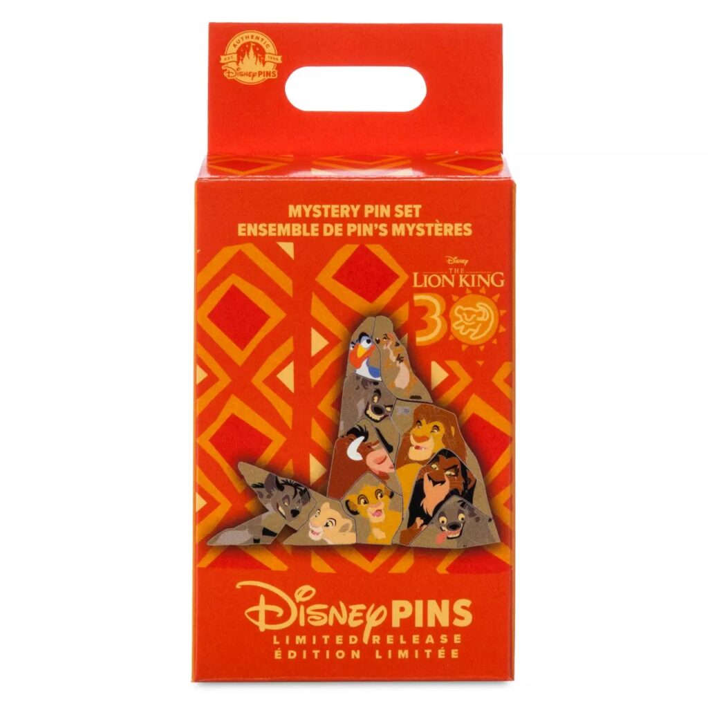 The Lion King 30th Anniversary Mystery Pin Blind Pack – 2-Pc. Box Set