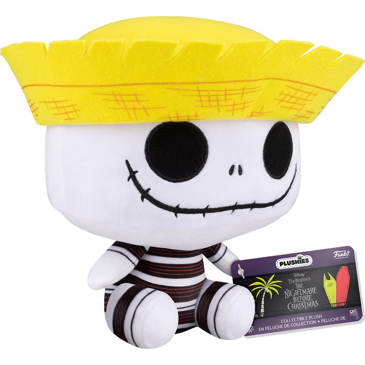 Funko Pop! Plush Jack Skellington From Nightmare Before Christmas - 7-inch Cuddly Beach Version