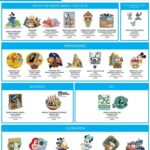 Walt Disney World April 2024 Disney Pins Product Preview Sheet