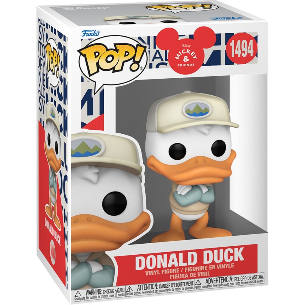 Disney Mickey & Friends Excellent 8 IRL Donald Duck Funko Pop! Vinyl Figure #1494 - Box Front