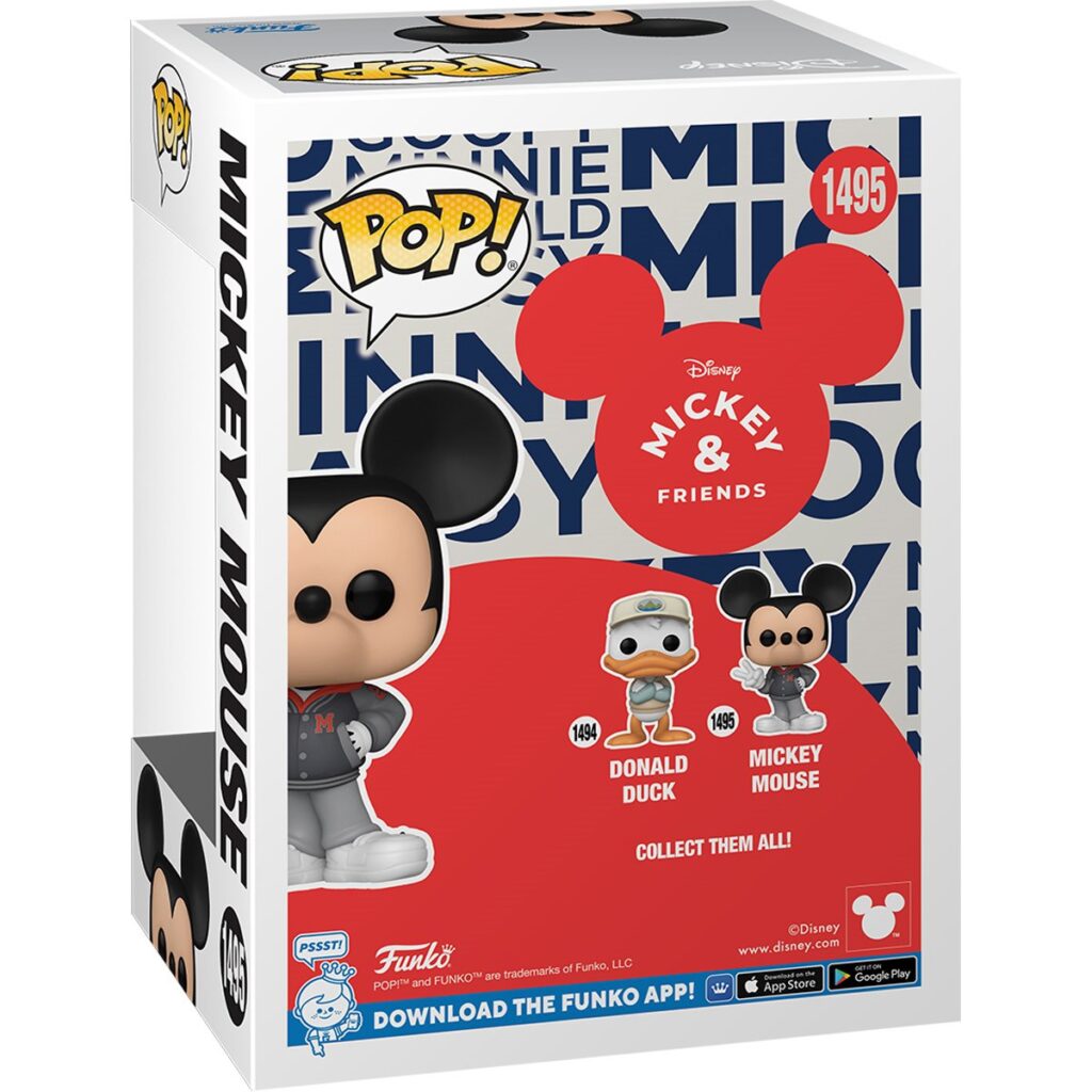 Disney Mickey & Friends Excellent 8 IRL Mickey Mouse Funko Pop! Vinyl Figure #1495 - Box Back