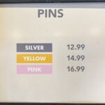 Disney Parks Pin Price Color Guide