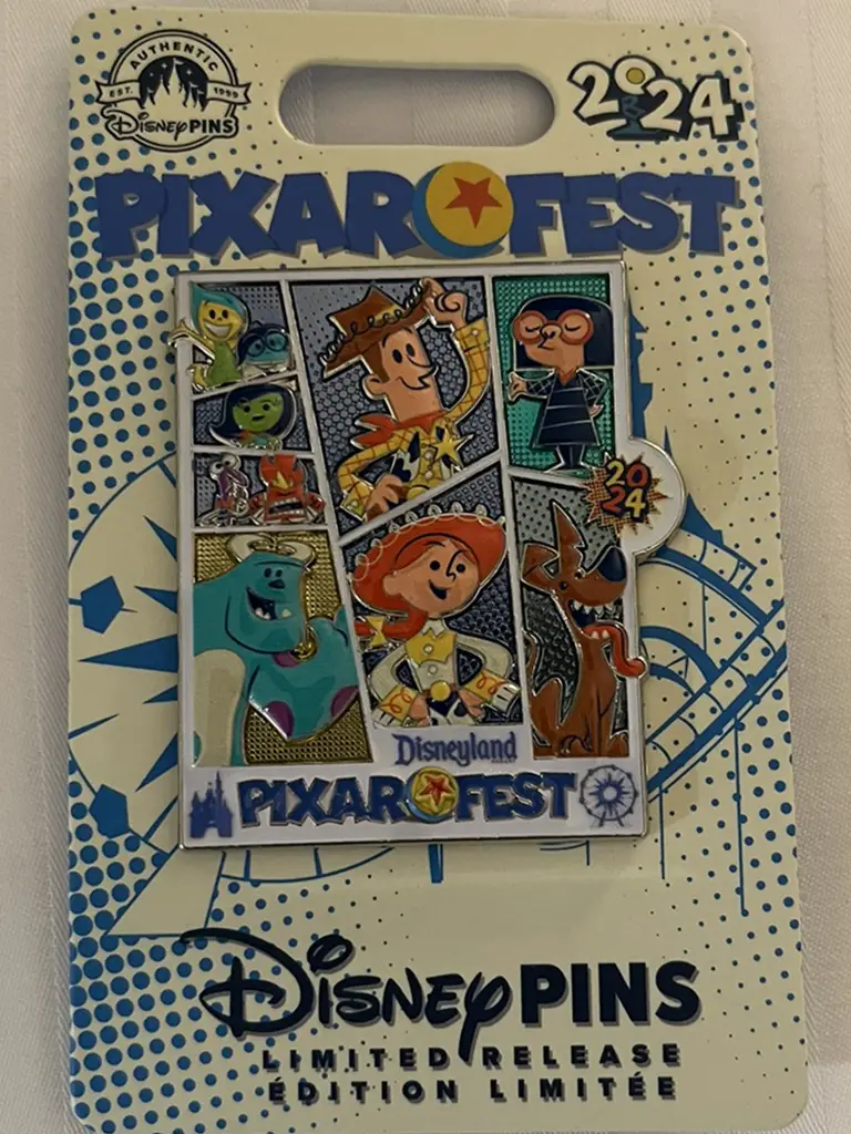 Disney Pins Pixar Fest 2024 Limited Release Pin