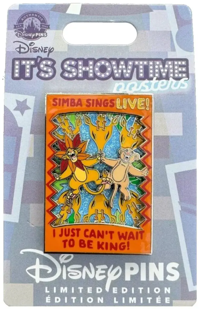 Disney Pins The Lion King It's Showtime Posters Pin