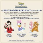 Disney Studio Store Hollywood Pin Trader's Delight May Sundae Pins