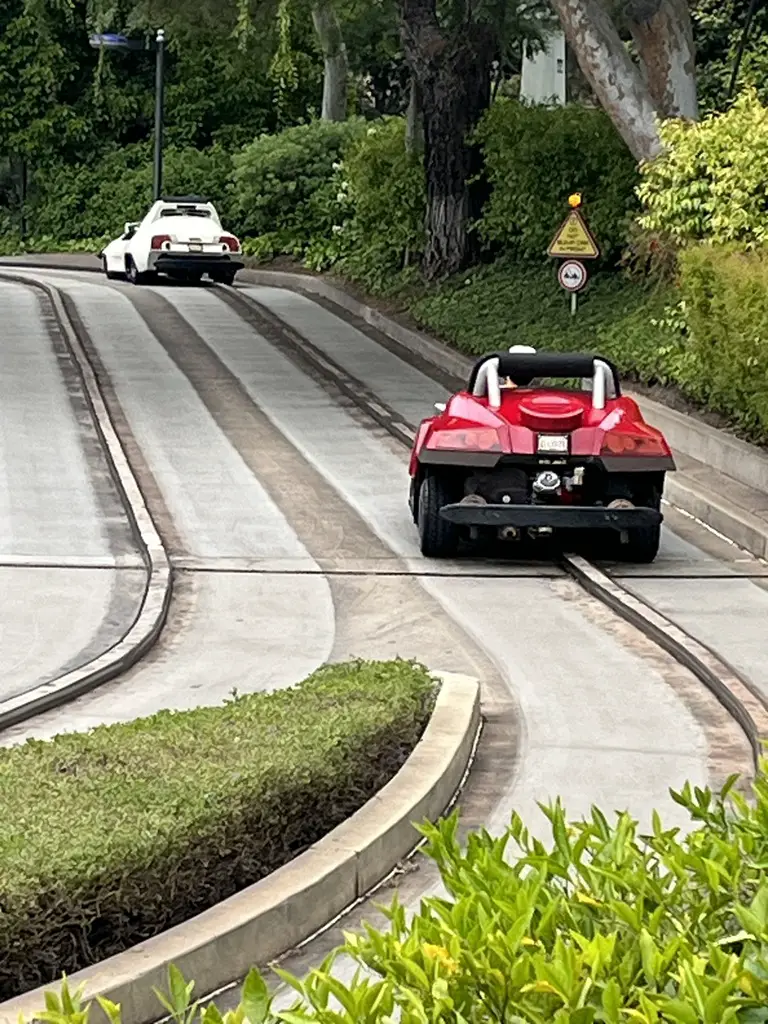 Disneyland Autopia Red Car