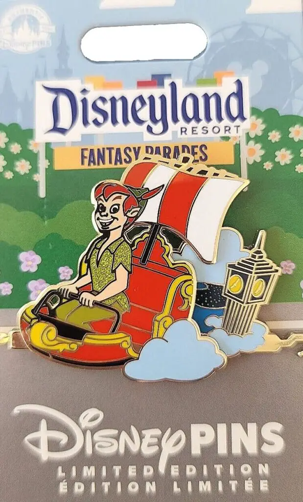 Disneyland Peter Pan's Flight Parades Float Pin
