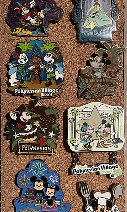 Disney's Polynesian Village Resort Pins