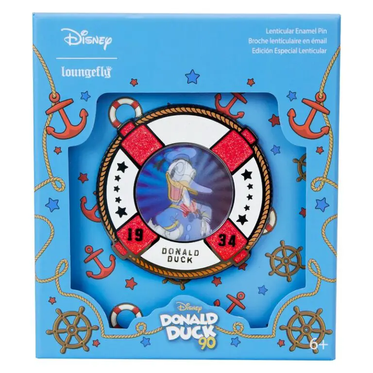 Donald Duck 90th Anniversary Lenticular 3-Inch Collector Box Pin - 1