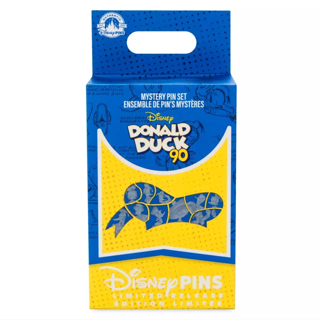 Donald Duck 90th Anniversary Mystery Pin Blind Pack – 2-Pc. – Limited Release Box