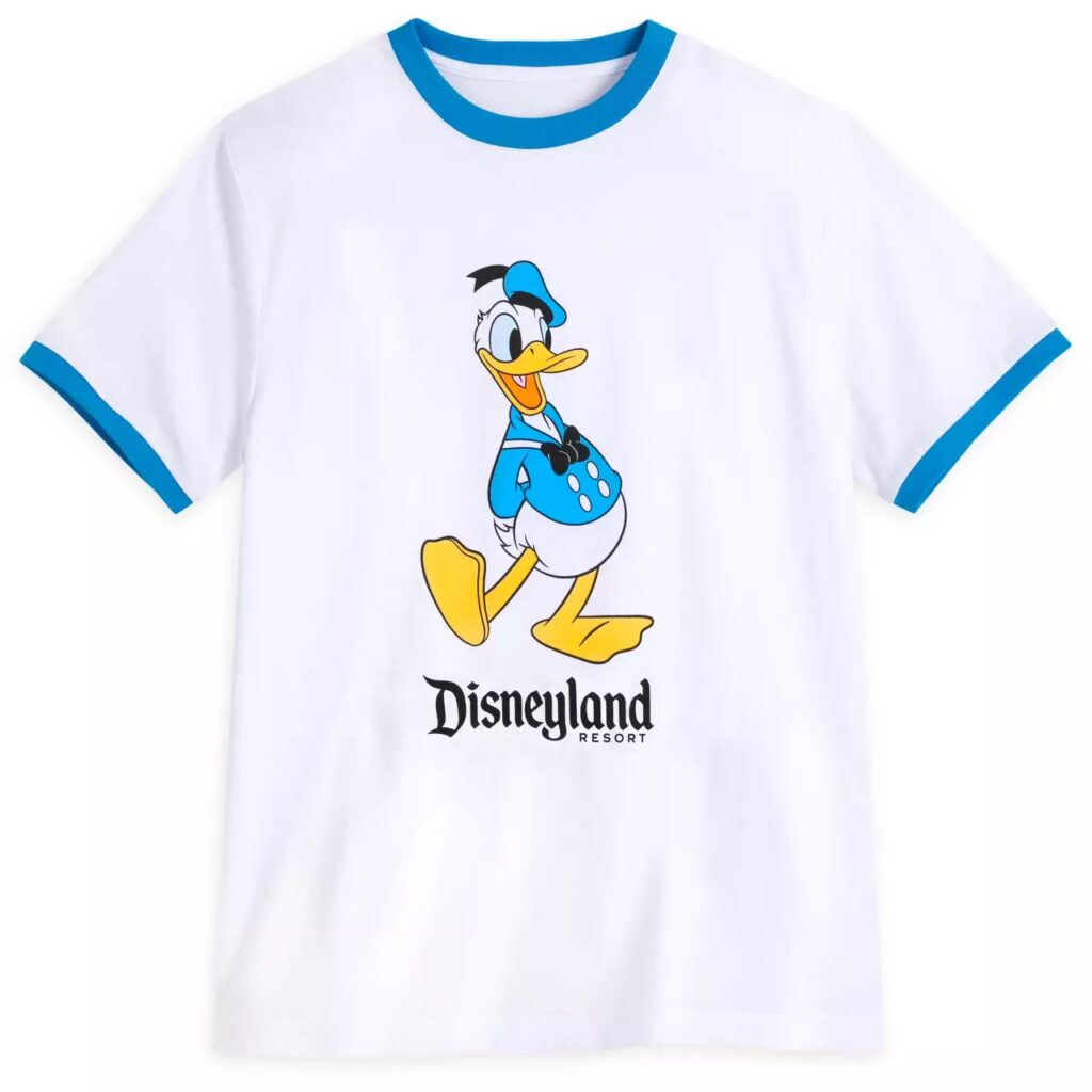 Donald Duck Ringer T-Shirt for Adults – Disneyland