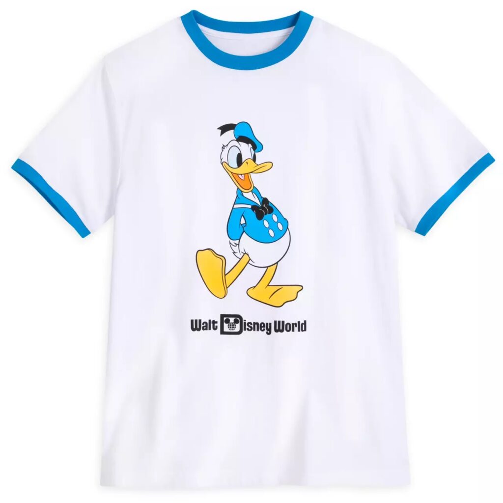 Donald Duck Ringer T-Shirt for Adults – Walt Disney World