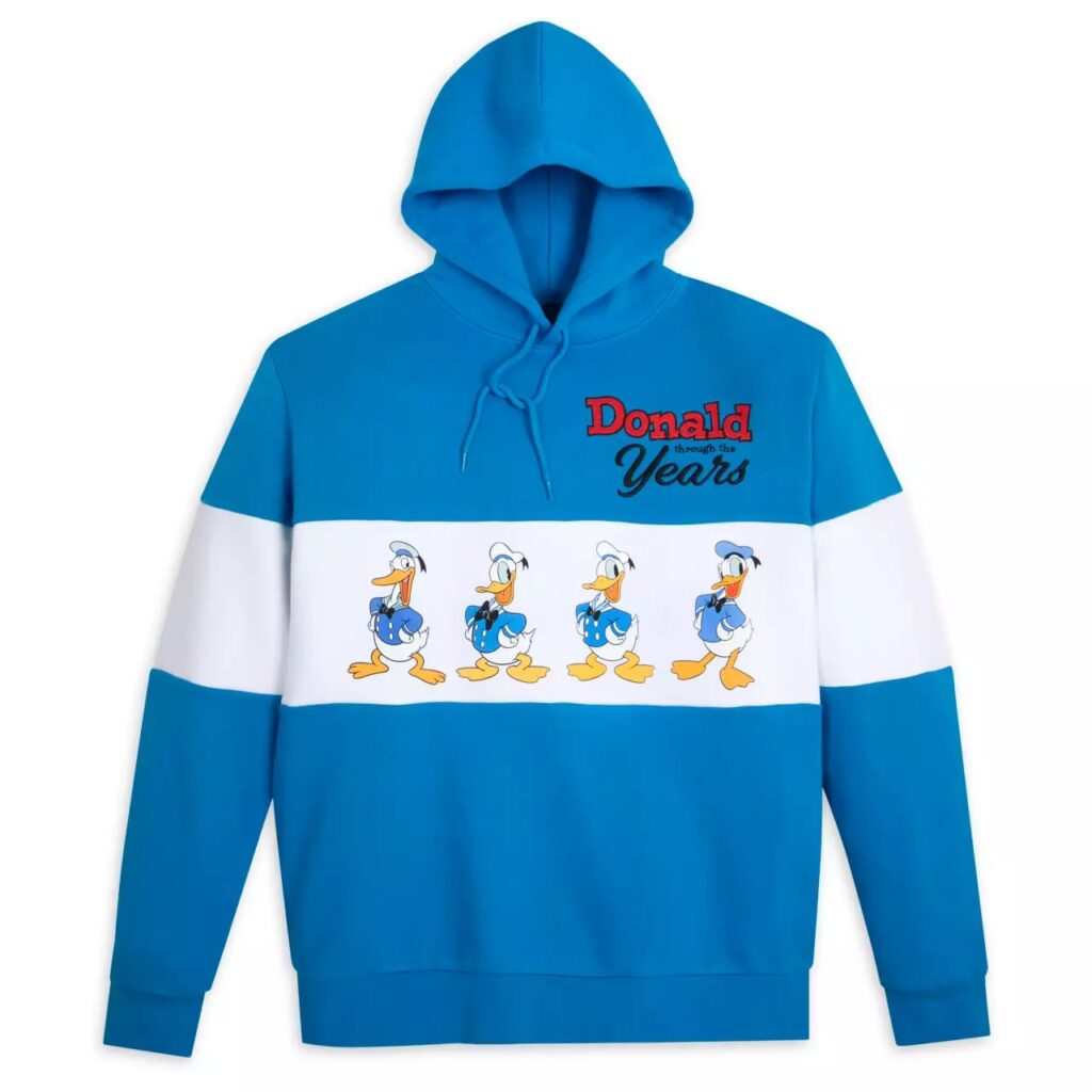 Donald Duck Through the Years Pullover Hoodie for Adults