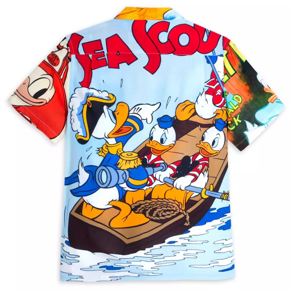 Donald Duck Woven Shirt for Adults - Back