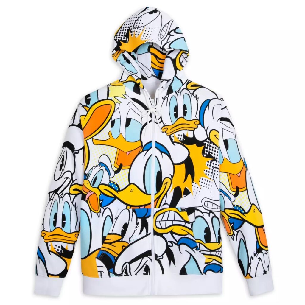 Donald Duck Zip Hoodie for Adults