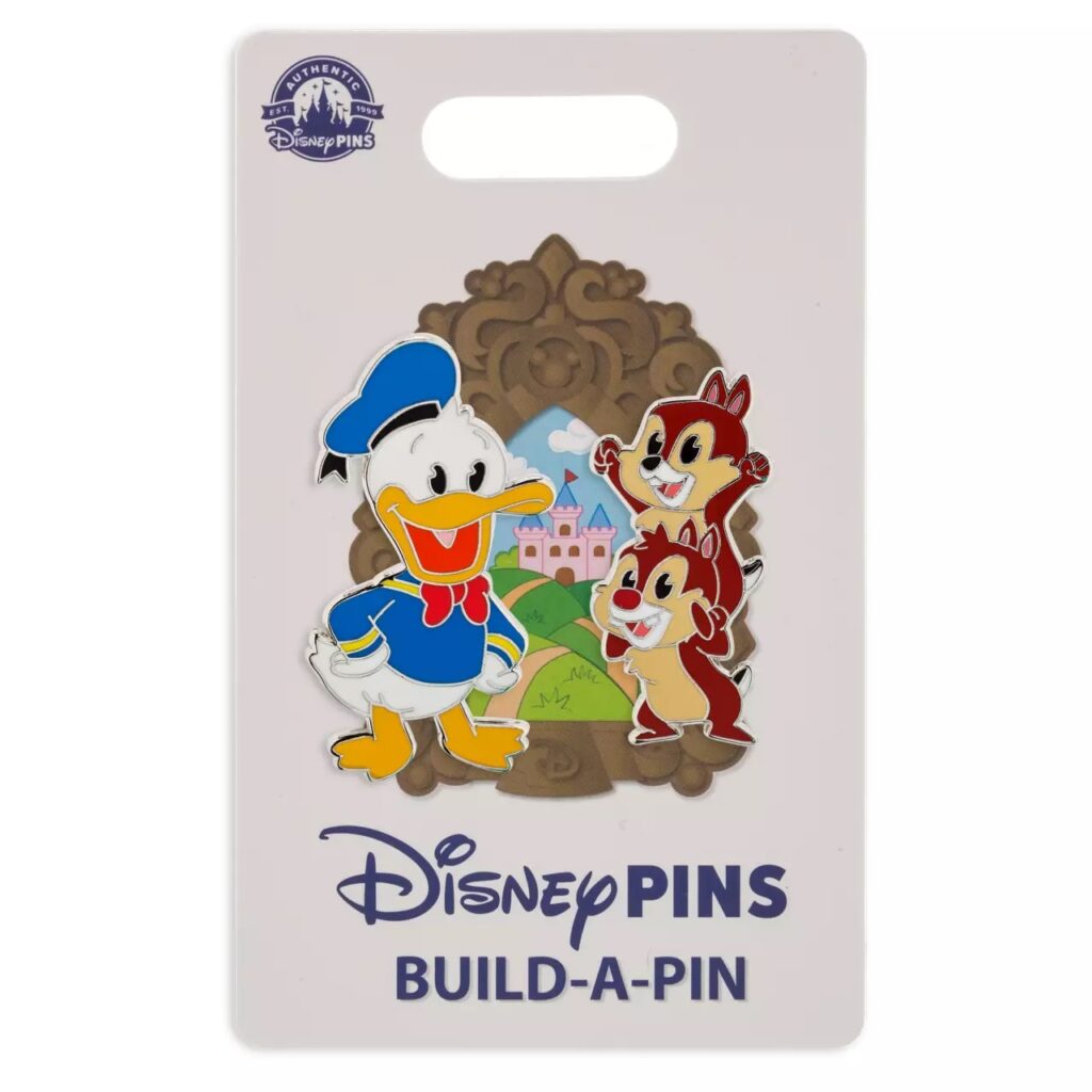 Donald Duck and Chip 'n Dale Build-a-Pin Set