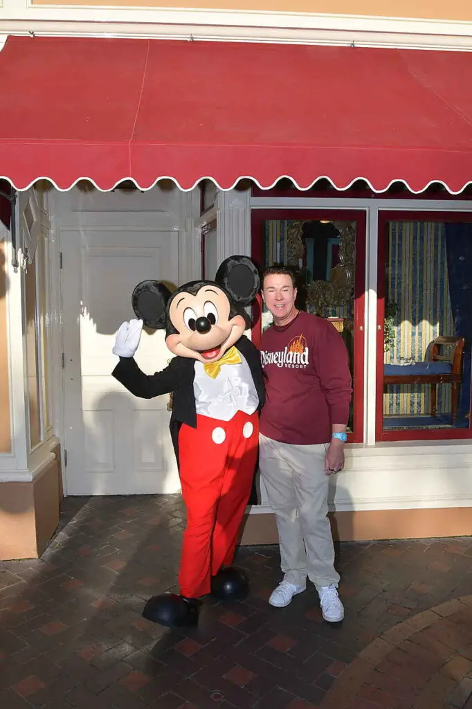 Mickey Mouse & Me Disney Mouseketeer in Town Square at Disneyland
