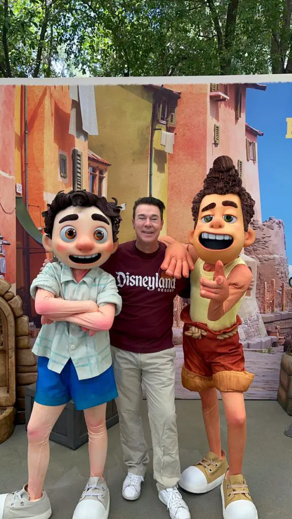 Luca, Alberto & Me Disney Mouseketeer during Pixar Fest About Me at Disneyland