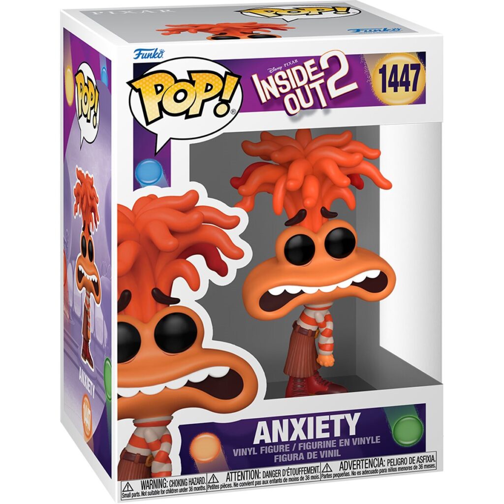Inside Out 2 Anxiety Funko Pop! Vinyl Figure #1447 - Box Front