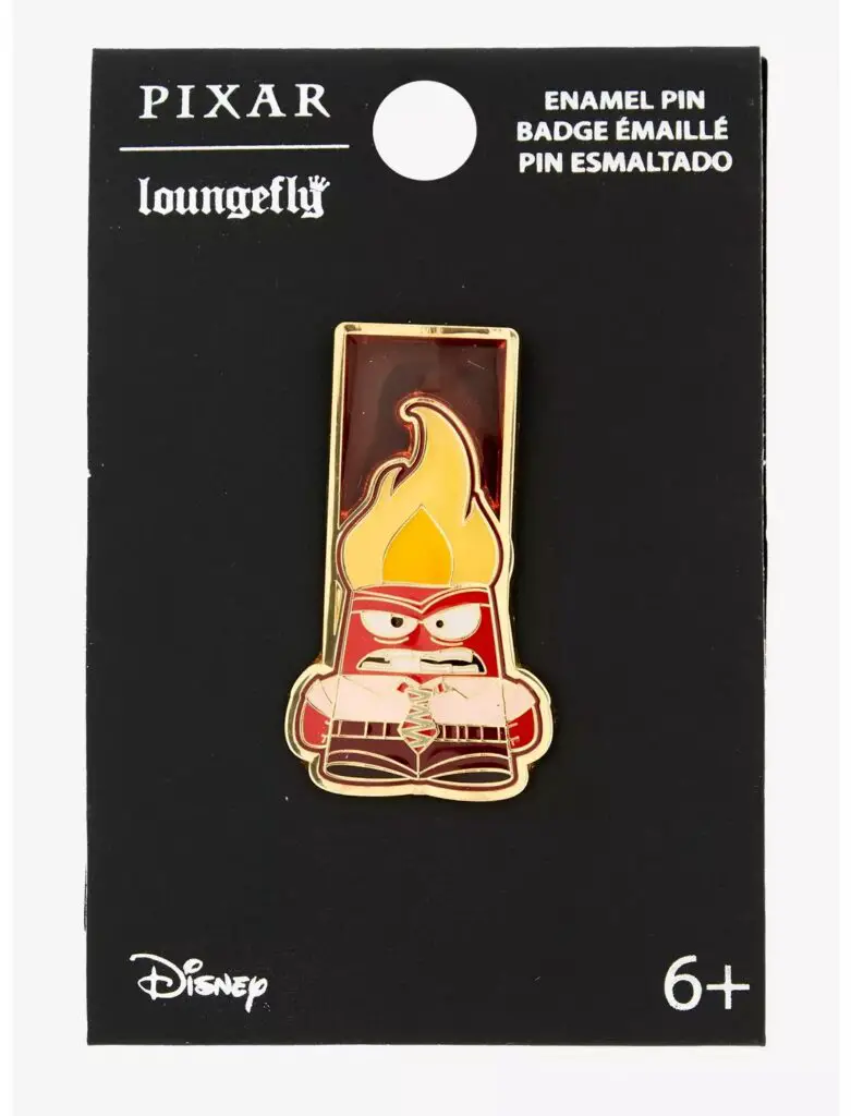 Loungefly Disney Pixar Inside Out Anger Translucent Pin — BoxLunch Exclusive