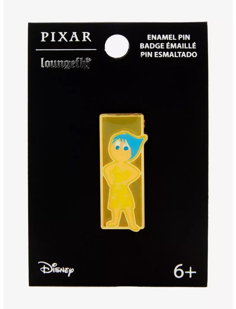 Loungefly Disney Pixar Inside Out Joy Portrait Enamel Pin - BoxLunch Exclusive