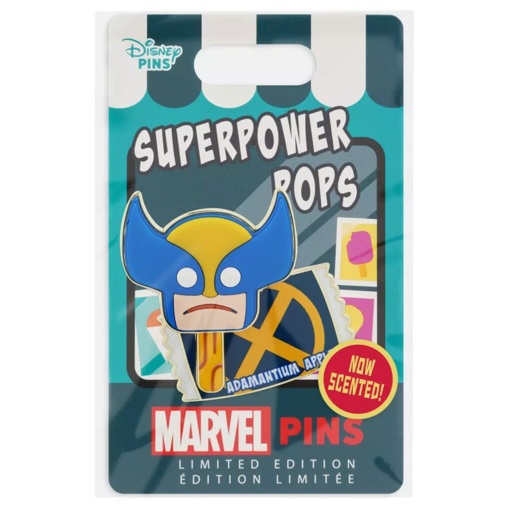 Marvel Wolverine Adamantium Apple Superpower Pops Pin – Limited Edition – May