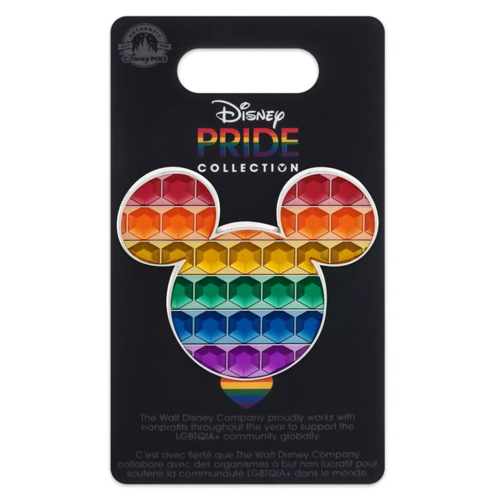 Mickey Mouse Icon Pin – Disney Pride Collection