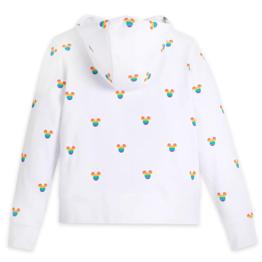 Mickey Mouse Icon Zip Hoodie for Women – Disney Pride Collection - Back