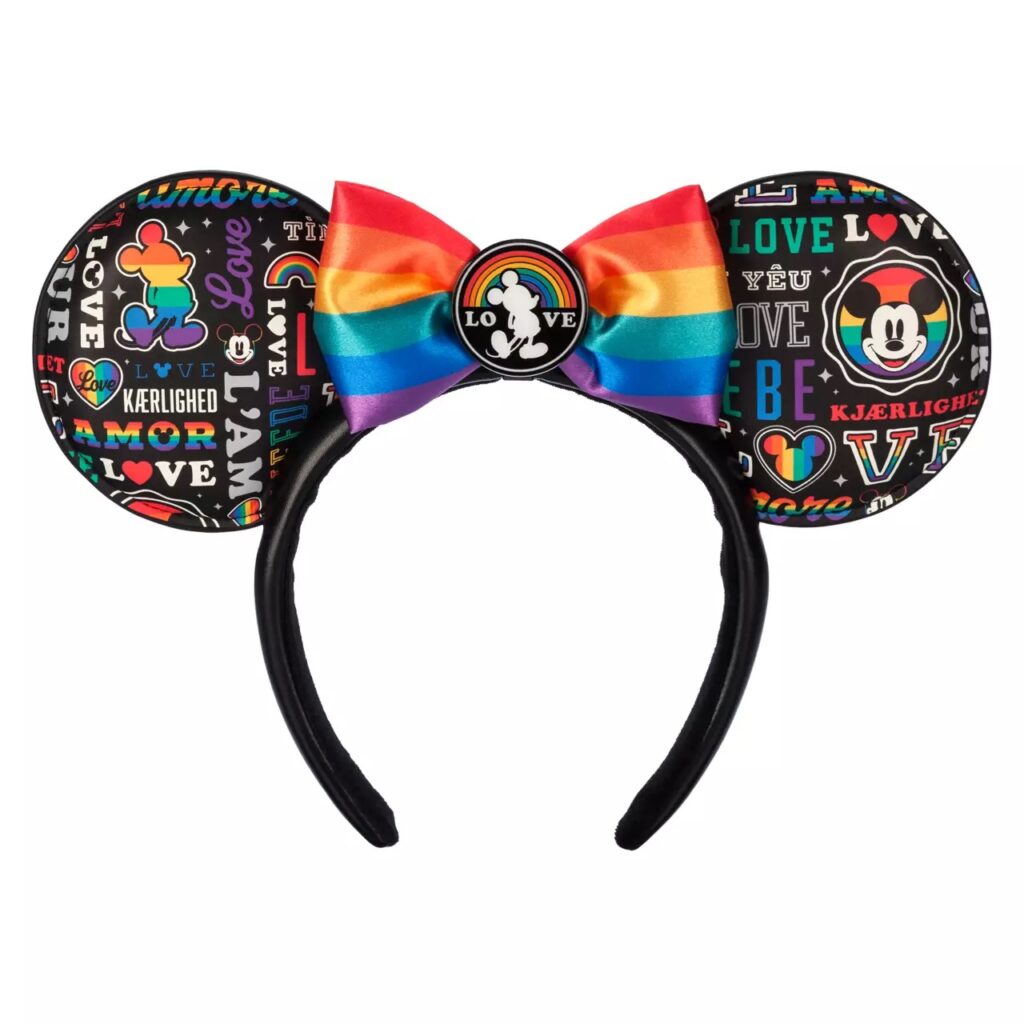 Mickey Mouse ''Love'' Ear Headband for Adults – Disney Pride Collection
