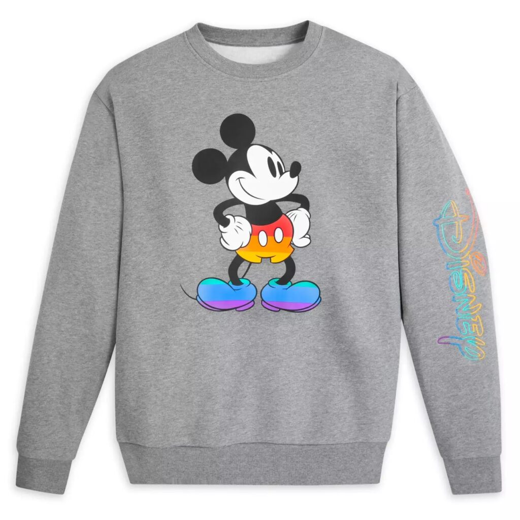 Mickey Mouse Pullover Sweatshirt for Adults – Disney Pride Collection