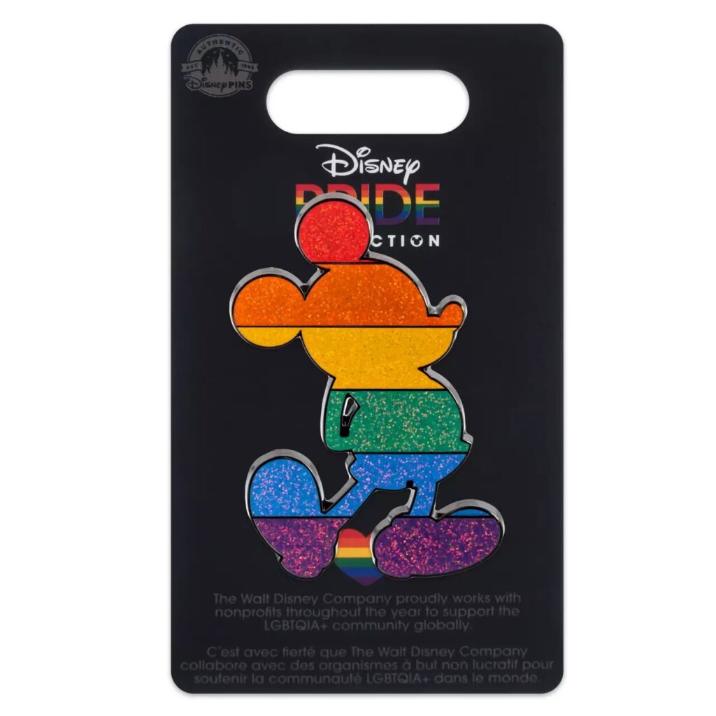 Mickey Mouse Standing Pin – Disney Pride Collection