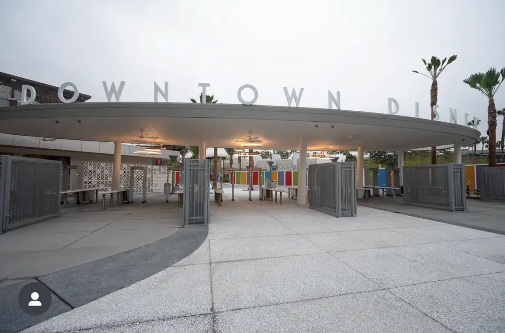 New Downtown Disney District West End Entrance & Security Checkpoint