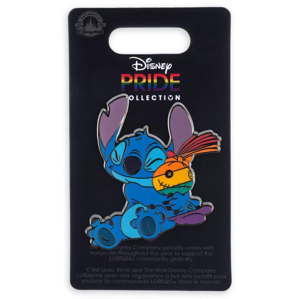 Stitch and Scrump Pin – Disney Pride Collection