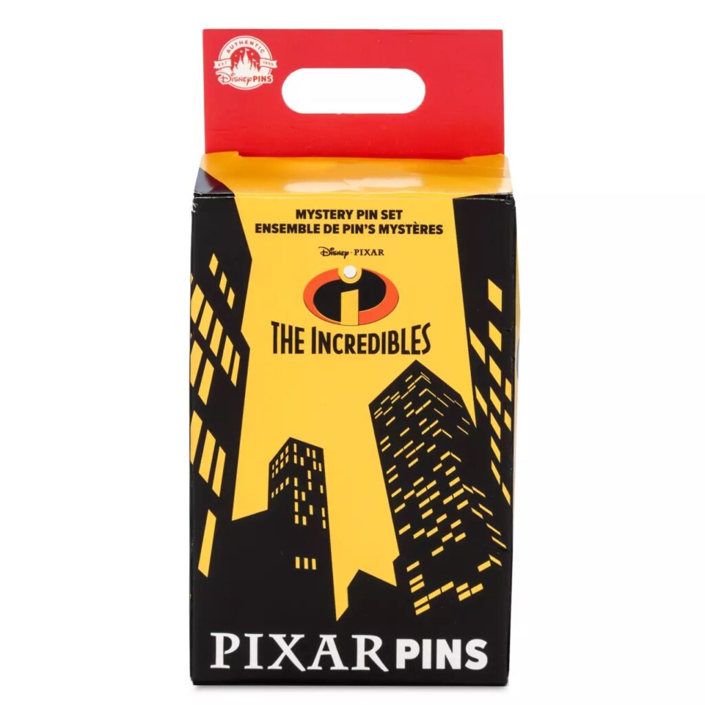 The Incredibles Mystery Pin Blind Pack – 2-Pc. Box