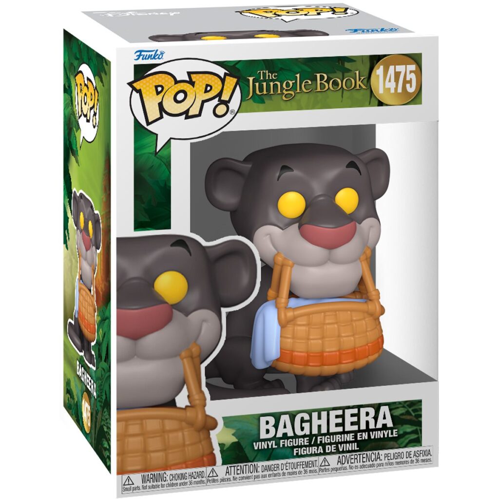 The Jungle Book Bagheera with Basket Funko Pop! Vinyl Figure #1475 - Box Front