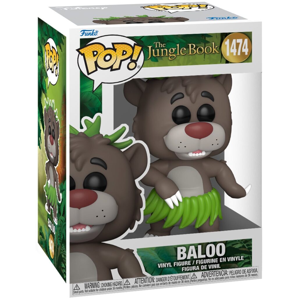 The Jungle Book Baloo Funko Pop! Vinyl Figure #1474 - Box Front