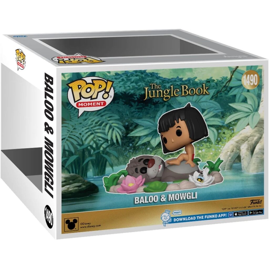 The Jungle Book Baloo & Mowgli Funko Pop! Moment #1490 - Box Back