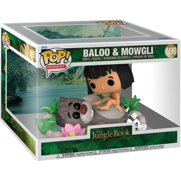 The Jungle Book Baloo & Mowgli Funko Pop! Moment #1490 - Box Front